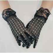 手袋 グローブ 紫外線カット メッシュ コスプレ ダンス衣装