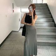 2025年INS 秋新作  気質   おしゃれ　 chic 韓国ファッション  不規則   ハイウエスト  ハーフスカート