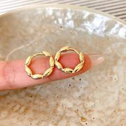 ステンレス フープピアス　イヤーカフ アクセサリー イヤリング 18K　金属アレルギー対応「高品質」