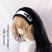 ヘアリボン ヘアアクセ レース 髪留め ヘアアレンジ コスプレ ロリータファッション