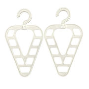 富士商 省スペースV型ハンガー2P 9本のハンガーをキレイに掛けて収納スッキリ 縦のスペー