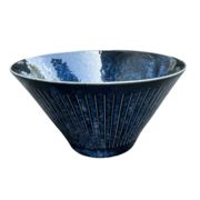 撥水十草 サラダボウル【海碧】16cm（美濃焼 陶器 雑貨  丼 どんぶり 和食器 鉢 ）