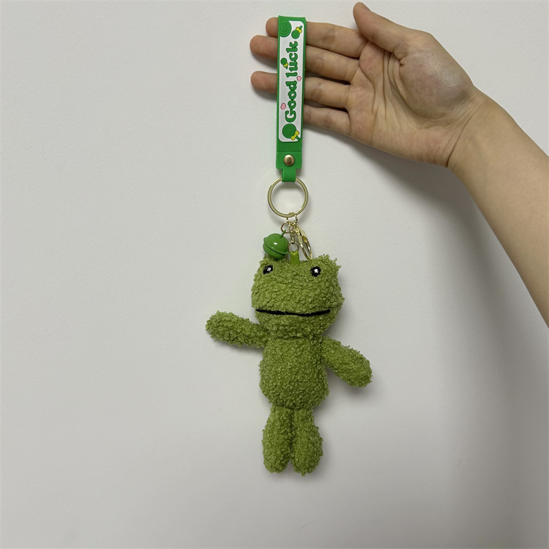 ぬいぐるみカエルキーホルダー カエルアクセサリー 蛙 カエル雑貨