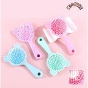 人気商品　ヘアケア　クシ　櫛　ヘアブラシ　くし　ファッション小物　櫛　可愛い　4色展開