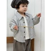 韓国子供服 ベビー服  キッズ 男の子長袖Ｔシャツ+長袖シャツ + ズボン分けて販売 73cm-110cm