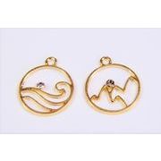 アンティークパーツ/レジンフレーム/夏アクセサリー/海の日/山の日/レジン空枠