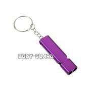 シンプル2連ホイッスル パープル