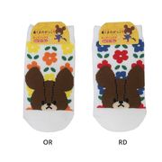 【靴下】くまのがっこう キッズソックス フラワー