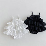 ins 夏新作　ベビー服　女の子　キャミソール　ロンパース　可愛い　ティアードスカート　おしゃれ　子供服