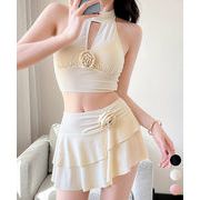 【日本倉庫即納】 ビキニ水着3点セット盛れる水着レディース