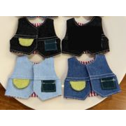 ベスト   17cm用  綿人形   ぬいぐるみ用服   着せ替え ミニドール  ドールハウス  3色
