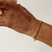 ブレスレット デザイン アクセサリー　ステンレス ブレスレット チェーン 韓国 ブレスレット上品★超新作