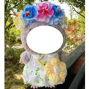 綿人形 花輪 スリーブワンピース ドールハウス ドール用 着せ替えミニドール ぬいぐるみ用服 17cm/2色