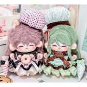 綿人形 セットドールハウス ドール用 着せ替え  ミニドール ぬいぐるみ用服 10cm/2色
