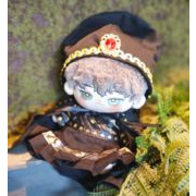 綿人形 古風 セット ドールハウス ドール用  着せ替え ミニドール ぬいぐるみ用服  15/20cm