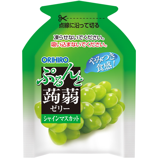 リニューアル】ぷるんと蒟蒻ゼリーパウチ シャインマスカット＋