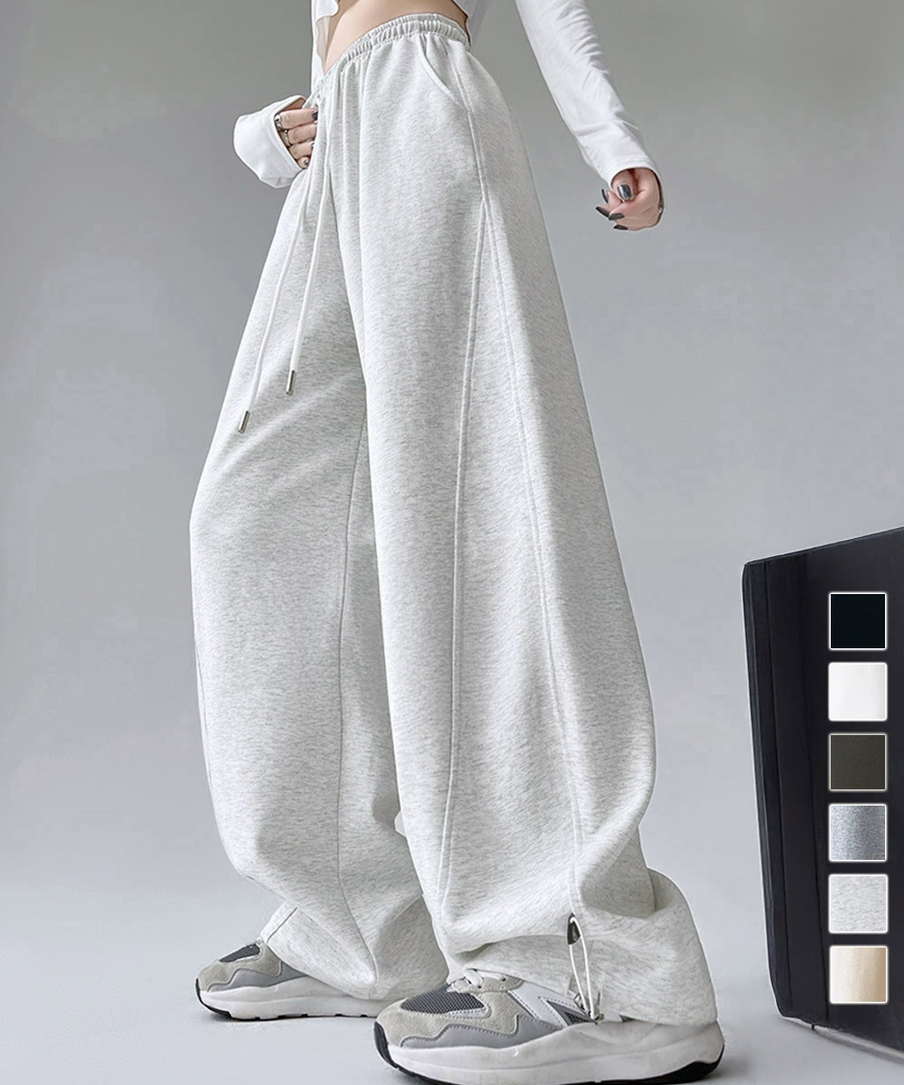 【日本倉庫即納】 スウェットパンツ レディースワイドパンツ