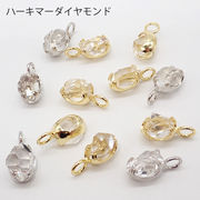 日本製 ハーキマーダイヤモンド 【AAA】透明　クリア品質　ペンダントトップ シルバー S925製 国内発送