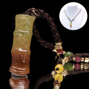 【一点物】ネックレス　トルマリン＜ブラジル産＞　竹