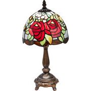 ステンドグラスランプ／クラシックローズ／　アンティーク／