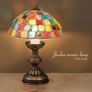 【LED電球付属】ジョルダン モザイクテーブルランプ