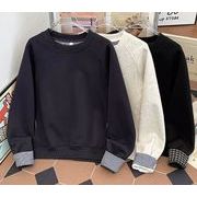 秋冬トップス メンズ トレーナー スウェット ブラウス クルーネック