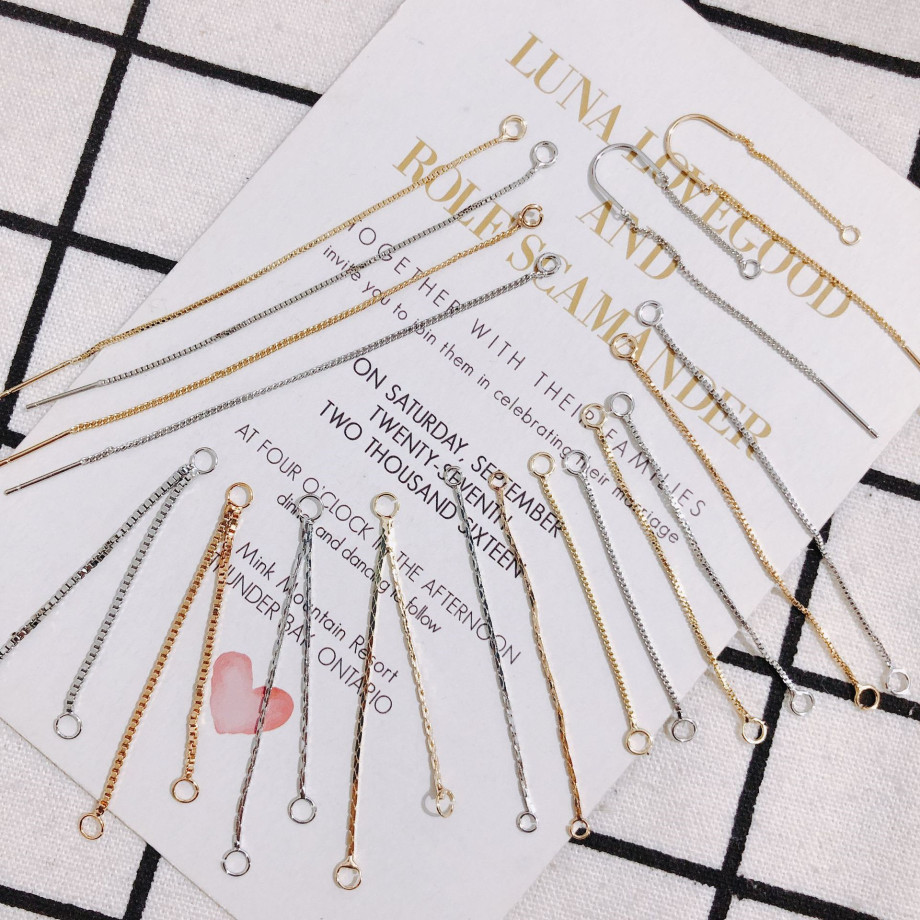 チェーンパーツ アクセサリーパーツ チェーン イヤリングワイヤー 基礎パーツ 手作り材料 diy