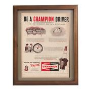 ヴィンテージフレームポスター PLUG　インテリア/アート/レトロ/装飾