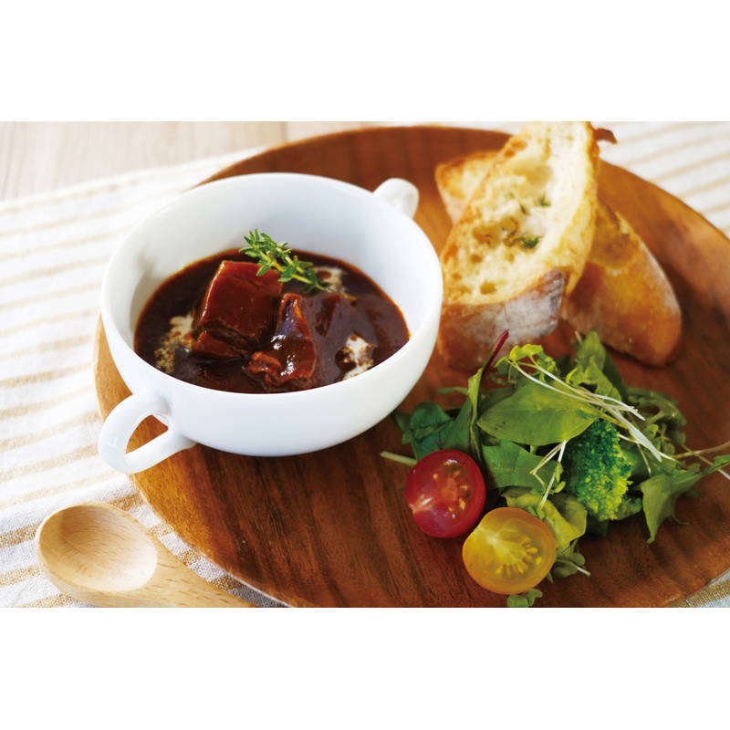 デリシャエール 黒毛和牛牛すじシチュー 130g×4 6001313【直送品】送料無料