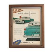 ヴィンテージフレームポスター BLUE MOBILE　インテリア/アート/レトロ/装飾