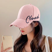 Cloud刺繍 深めキャップ メンズ レディース 韓国風