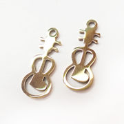 ステンレス 【SUS304】 ゴールド ギター チャーム パーツ　金属アレルギー対応