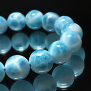 ブレス　高品質ラリマー＜ドミニカ産＞　丸