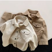 2025秋新品 い韓国風子供服  ワイシャツ ベビー服 キッズ 長袖 トップス80-130cm 2色