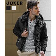 【2025年冬の新作】シームレス中綿 袖切替  ブルゾン 中綿フードジャケット アウター／ JOKER
