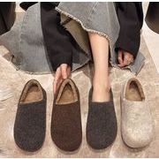 秋冬シューズ パンプス  フラット 裏起毛 お出かけ