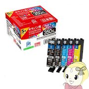 ジット インクカートリッジ（キヤノン BCI-351XL+350XL/5MP互換） 6色パック互換インク JIT-C3503515PX