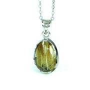 ルチルクォーツ ハイクオリティー シルバー プチペンダント パワーストーン 天然石