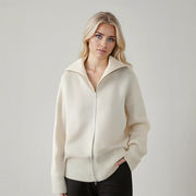 初回送料無料　ニットセーター着こなし抜群長袖カーディガン上着　レディースファッション人気トレンド