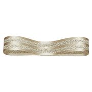 【2025年AW新作】ラメストライプ１５ｍｍ ３０シャンパン　14.5ｍ RT041741-030