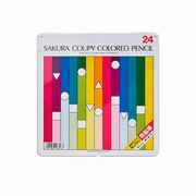 サクラクレパス クーピー色鉛筆 24色 スタンダード PFY24