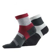 ASHITOMO WORKING SOCKS ズレ対策ソックス 5本指ショート25-27cm2足組カラー SWZS-C52