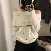 ニットセーター　デザイン　韓国ファッション