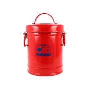 【卓上収納】セサミストリート ダストボックス型ペンスタンド レッド