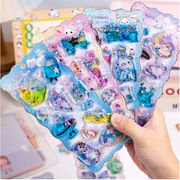 手作り DIY ぷくぷく ボンボンシール 3Dステッカー 立体ステッカー 粘着シール スパンコール