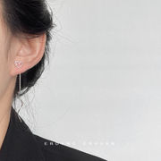 通勤用ピアス、気質イヤリング、 ポストsilver925 、ファッションアクセサリー、金属アレルギー対応