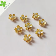 花 アクセサリーパーツ デコパーツ 貼り付けパーツ 合金パーツ ペンダント ハンドメイド DIY素材