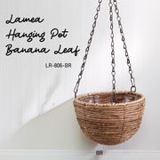 ◆アビテ◆やさしい風合いのガーデンシリーズ♪【ラメア・ハンギングポット・バナナリーフ】