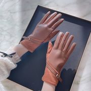 秋冬手袋 グローブ ライダース手袋 pu 防寒 スマホタッチ対応 レディース
