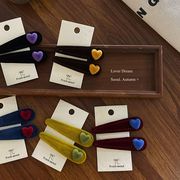 ヘアピン　ヘアアクセサリー　レディース　韓国ファッション　ハート